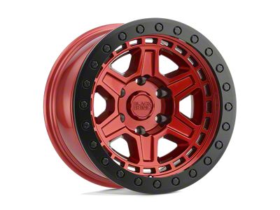 Black Rhino Reno Candy Red with Black Ring and Bolts 6-Lug Wheel; 18x9.5; -12mm Offset (19-25 Silverado 1500)