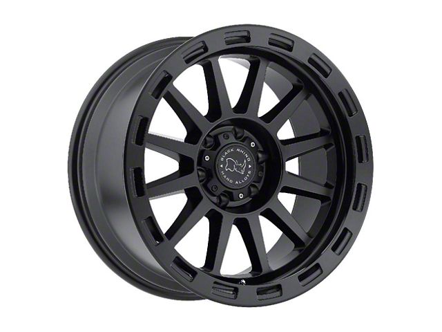 Black Rhino Revolution Matte Black 6-Lug Wheel; 18x9; 12mm Offset (19-24 Silverado 1500)