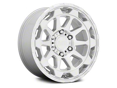 Black Rhino Rotor Gloss Silver 6-Lug Wheel; 18x9; 12mm Offset (19-25 Silverado 1500)