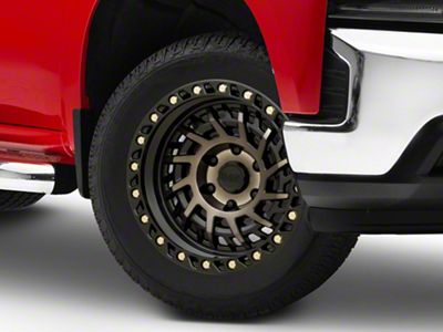 Black Rhino Shredder Matte Black with Machined Dark Tint 6-Lug Wheel; 20x9.5; -12mm Offset (19-25 Silverado 1500)