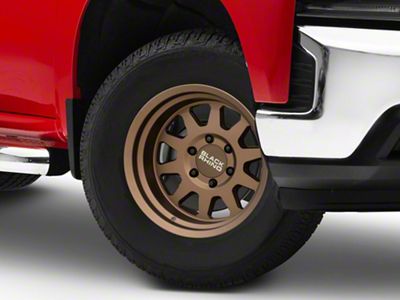 Black Rhino Stadium Matte Bronze 6-Lug Wheel; 17x9.5; -18mm Offset (19-25 Silverado 1500)
