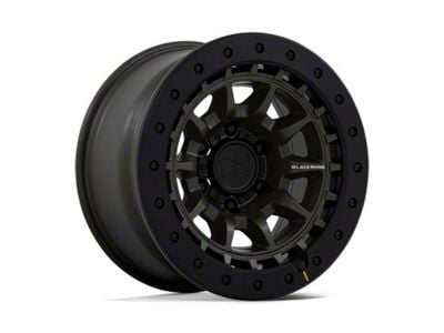 Black Rhino Tusk Olive Drab Green 6-Lug Wheel; 17x8.5; -10mm Offset (19-25 Silverado 1500)