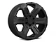 Black Rhino Wanaka Matte Black 6-Lug Wheel; 17x8.5; 12mm Offset (19-24 Silverado 1500)