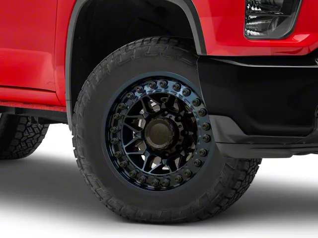 Black Rhino Alpha Midnight Blue 8-Lug Wheel; 20x10; -18mm Offset (20-24 Silverado 2500 HD)