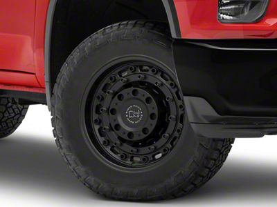 Black Rhino Arsenal Textured Matte Black 8-Lug Wheel; 20x12; -44mm Offset (20-25 Silverado 2500 HD)