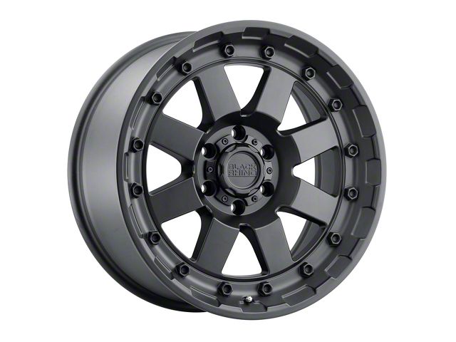 Black Rhino Cleghorn Matte Black 8-Lug Wheel; 20x9; 6mm Offset (07-10 Silverado 2500 HD)