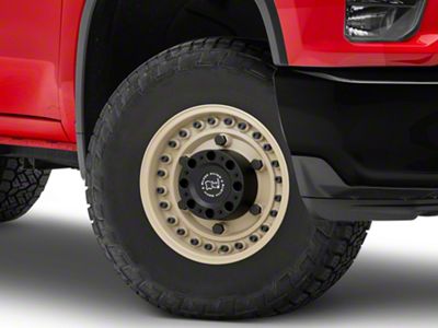 Black Rhino Armory Desert Sand 8-Lug Wheel; 17x9.5; -18mm Offset (20-25 Silverado 3500 HD SRW)
