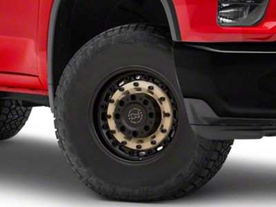 Black Rhino Arsenal Sand On Black 8-Lug Wheel; 17x9.5; 12mm Offset (20-25 Silverado 3500 HD SRW)