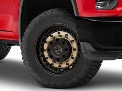 Black Rhino Arsenal Sand On Black 8-Lug Wheel; 20x12; -44mm Offset (20-24 Silverado 3500 HD SRW)