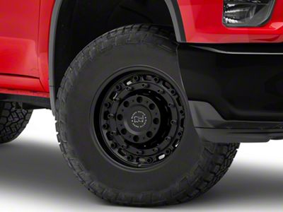 Black Rhino Arsenal Textured Matte Black 8-Lug Wheel; 18x9.5; 12mm Offset (20-25 Silverado 3500 HD SRW)
