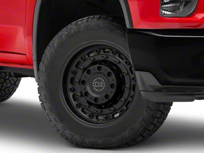 Black Rhino Arsenal Textured Matte Black 8-Lug Wheel; 20x12; -44mm Offset (20-25 Silverado 3500 HD SRW)