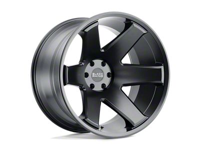 Black Rhino Raze Matte Black 8-Lug Wheel; 22x14; -76mm Offset (20-24 Silverado 3500 HD SRW)