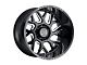 Black Rhino Reaper Gloss Black Milled 8-Lug Wheel; 20x11.5; -44mm Offset (20-24 Silverado 3500 HD SRW)