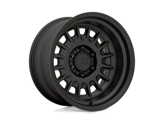 Black Rhino Aliso Matte Black 6-Lug Wheel; 17x8; 0mm Offset (21-24 Tahoe)