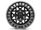 Black Rhino Alpha Matte Black with Gunmetal Lip 6-Lug Wheel; 17x9; 0mm Offset (15-20 Tahoe)