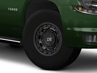 Black Rhino Atlas Matte Black 6-Lug Wheel; 16x8; -10mm Offset (15-20 Tahoe)