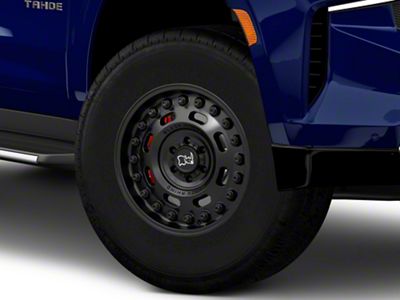 Black Rhino Axle Matte Black 6-Lug Wheel; 17x9.5; 6mm Offset (21-26 Tahoe)