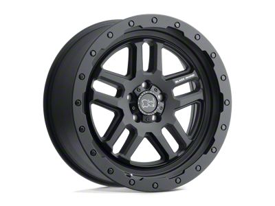 Black Rhino Barstow Textured Matte Black 6-Lug Wheel; 20x9.5; 12mm Offset (21-24 Tahoe)