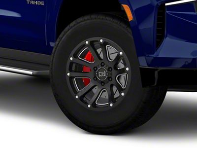 Black Rhino Highland Matte Black 6-Lug Wheel; 18x9.5; -12mm Offset (21-25 Tahoe)