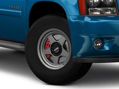KMC Lobo Matte Anthracite 6-Lug Wheel; 17x9; -38mm Offset (07-14 Tahoe)