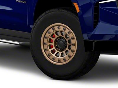 Black Rhino Outback Matte Bronze 6-Lug Wheel; 17x8; 32mm Offset (21-26 Tahoe)