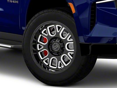 Black Rhino Pismo Gloss Black Milled 6-Lug Wheel; 20x9.5; 6mm Offset (21-25 Tahoe)