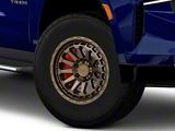 Black Rhino Raid Matte Bronze 6-Lug Wheel; 17x8.5; 0mm Offset (21-25 Tahoe)