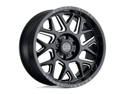 Black Rhino Reaper Gloss Black Milled 6-Lug Wheel; 20x9.5; -18mm Offset (21-26 Tahoe)
