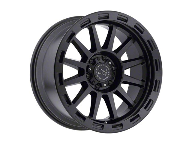 Black Rhino Revolution Matte Black 6-Lug Wheel; 17x9; -12mm Offset (15-20 Tahoe)