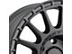 Black Rhino Sandstorm Semi Gloss Black with Machined Dark Tint Ring 6-Lug Wheel; 17x8.5; 0mm Offset (07-14 Tahoe)
