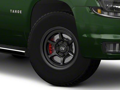 Black Rhino Shogun Matte Black 6-Lug Wheel; 17x9; -38mm Offset (15-20 Tahoe)