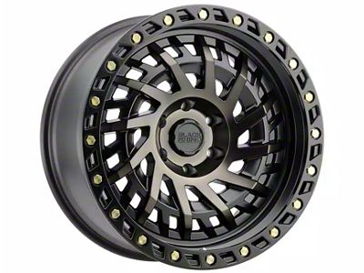 Black Rhino Shredder Matte Black with Machined Dark Tint 6-Lug Wheel; 20x9.5; -12mm Offset (21-25 Tahoe)
