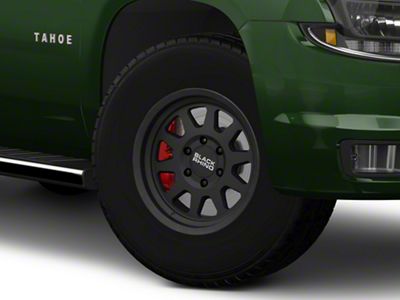 Black Rhino Stadium Matte Black 6-Lug Wheel; 17x8; 35mm Offset (15-20 Tahoe)