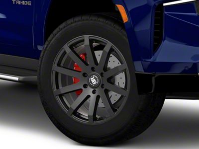 Black Rhino Traverse Matte Black 6-Lug Wheel; 20x9; 15mm Offset (21-25 Tahoe)