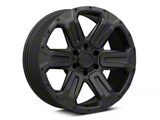 Black Rhino Wanaka Matte Black 6-Lug Wheel; 18x9; -18mm Offset (21-25 Tahoe)