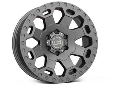 Black Rhino Warlord Matte Gunmetal 6-Lug Wheel; 18x8; 35mm Offset (21-25 Tahoe)