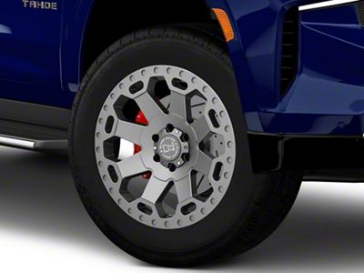 Black Rhino Warlord Matte Gunmetal 6-Lug Wheel; 20x9; 12mm Offset (21-25 Tahoe)