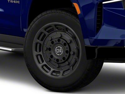 Black Rhino Warthog Matte Black 6-Lug Wheel; 20x9.5; -18mm Offset (21-26 Tahoe)