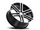 Black Rhino Timbvati Gloss Black with Mirror Cut Face 6-Lug Wheel; 22x10; 20mm Offset (14-18 Sierra 1500)
