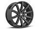 Black Rhino Traverse Matte Black 6-Lug Wheel; 24x10; 25mm Offset (14-18 Silverado 1500)