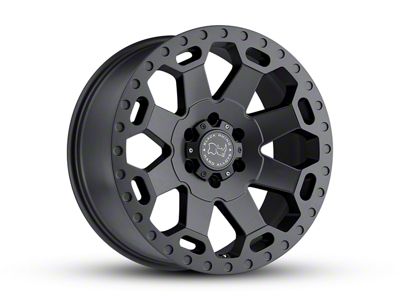 Black Rhino Warlord Matte Gunmetal 5-Lug Wheel; 20x9; 0mm Offset (09-18 RAM 1500)