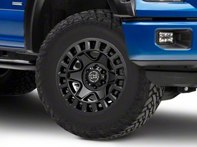 Black Rhino York Matte Black 6-Lug Wheel; 18x9; 12mm Offset (15-20 F-150)