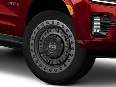 Black Rhino Abrams Textured Matte Gunmetal 6-Lug Wheel; 20x9.5; 2mm Offset (21-26 Yukon)