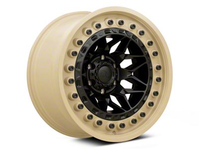 Black Rhino Alpha Matte Black with Sand Lip 6-Lug Wheel; 20x10; -18mm Offset (21-25 Yukon)