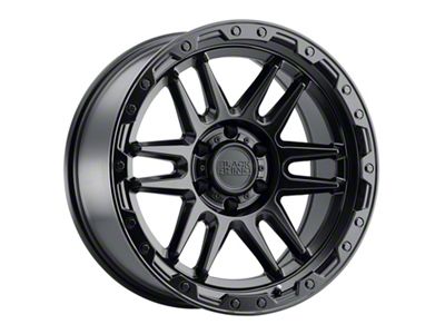 Black Rhino Apache Matte Black with Black Bolts 6-Lug Wheel; 20x9; 12mm Offset (21-25 Yukon)