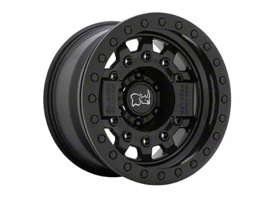 Black Rhino Avenger Beadlock Matte Black 6-Lug Wheel; 17x8.5; -30mm Offset (15-20 Yukon)