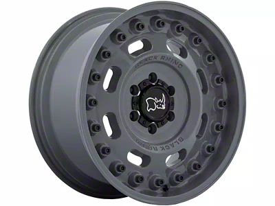 Black Rhino Axle Battleship Gray 6-Lug Wheel; 18x9.5; 6mm Offset (21-25 Yukon)