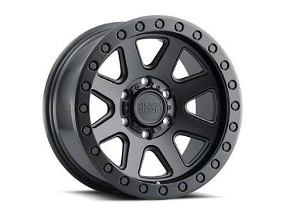 Black Rhino Baker Matte Black 6-Lug Wheel; 17x8.5; 0mm Offset (21-25 Yukon)