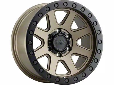 Black Rhino Baker Matte Bronze with Black Bolts 6-Lug Wheel; 18x9; -18mm Offset (21-25 Yukon)