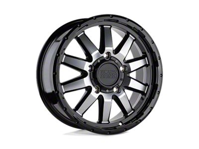 Black Rhino Excursion Gloss Black with Mirror Face 6-Lug Wheel; 18x8; 35mm Offset (21-25 Yukon)